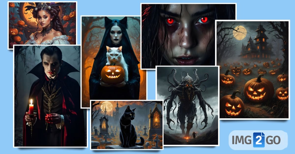 Générateur d’art IA Halloween Img2Go