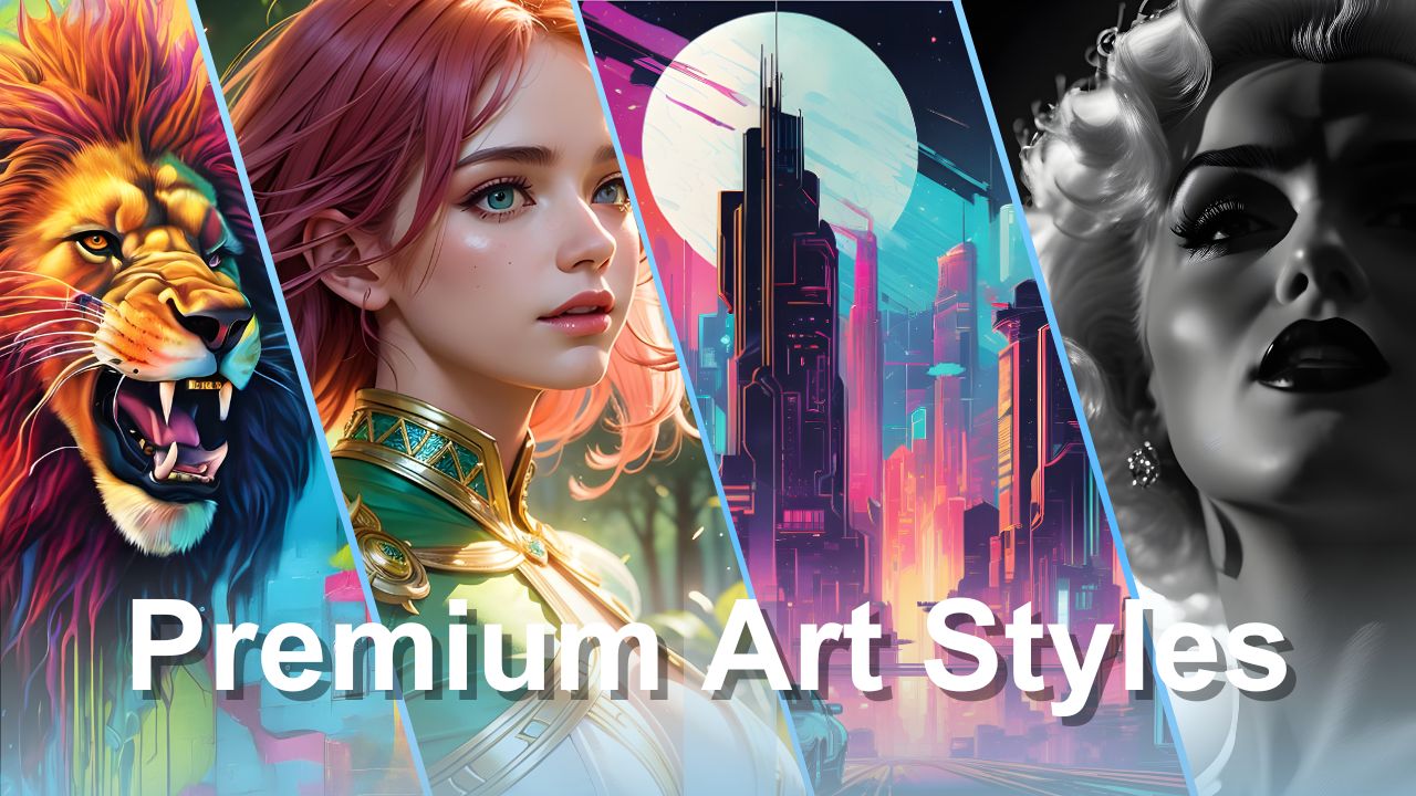 Top 10 Premium Art Styles on Img2Go