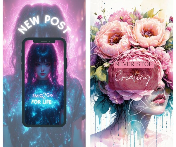 AI Art Social Media Post