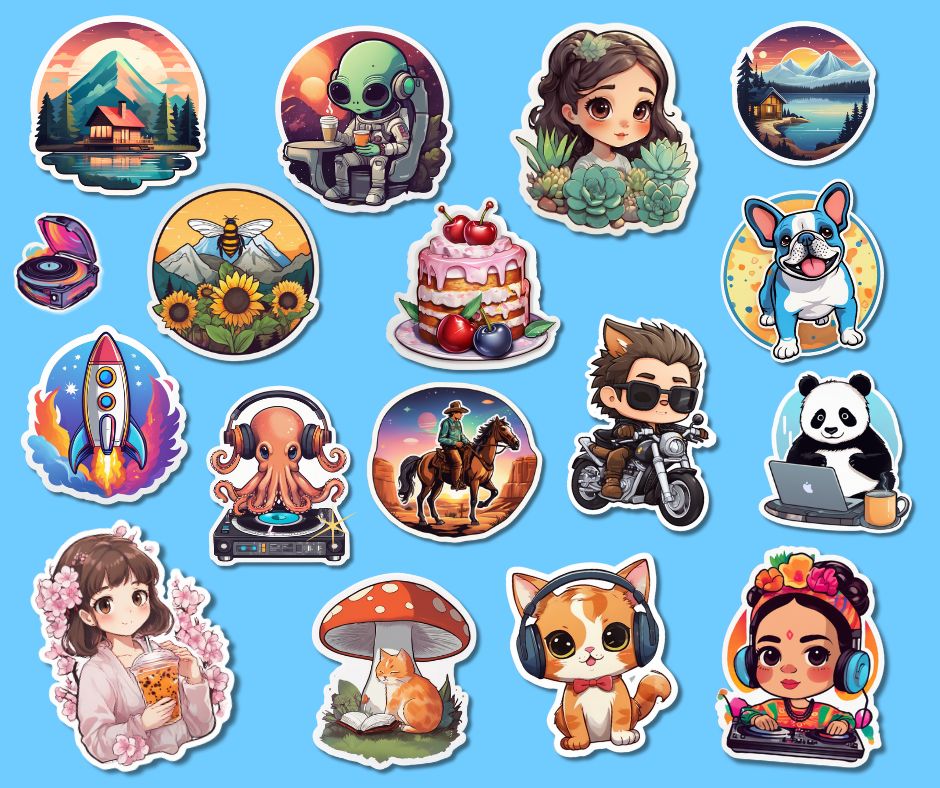 High-Quality Stickers Example