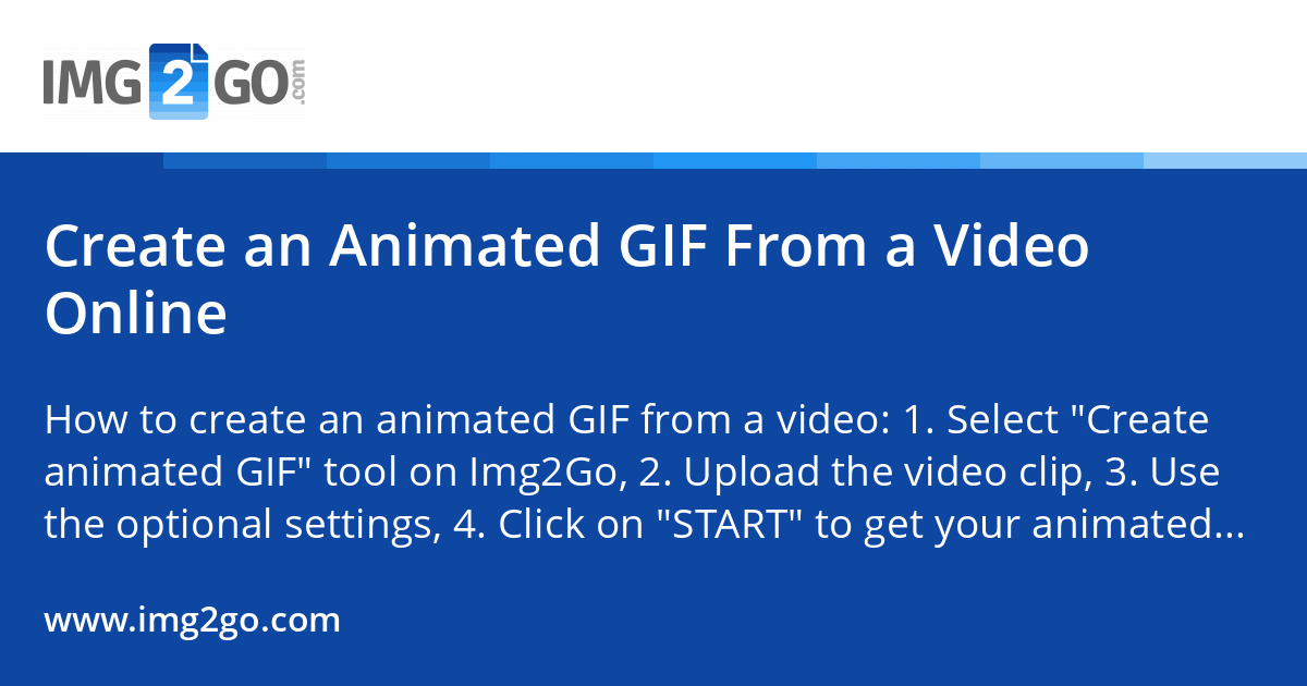 Create an Animated GIF From a Video Online